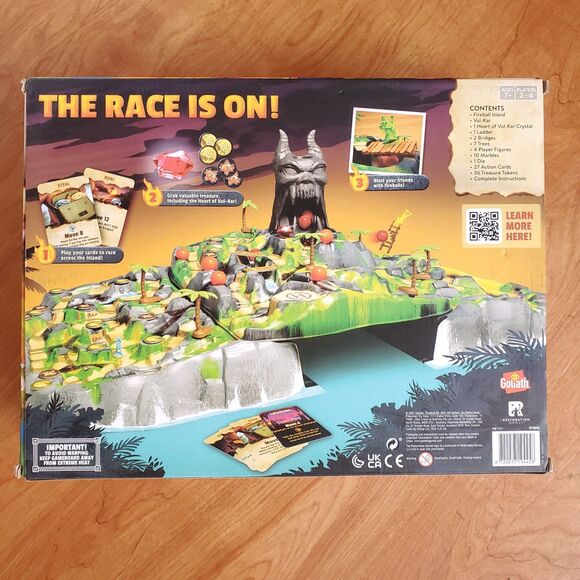 Fireball Island Race to Adventure Board Game 2021 Complete 2-4 Players Age 7+ - Picture 3 of 10